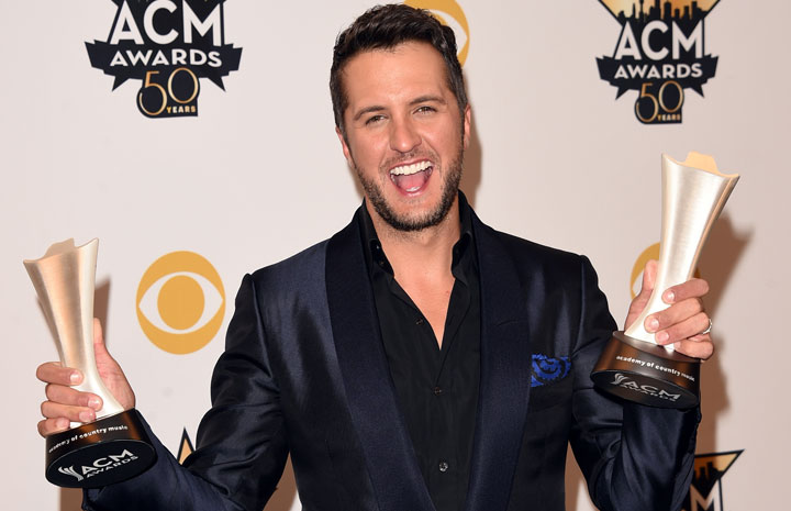 Luke Bryan, pictured on April 19, 2015.
