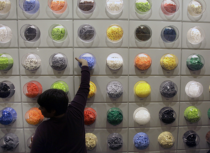 (File photo) An 11-year-old boy's father says his son was detained by security for shopping by himself at Calgary's Lego store.