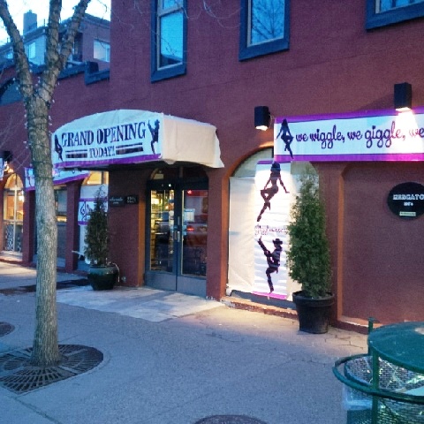 THE JOKE: Gourmet Italian eatery Mercato Restaurant in Mission turned into a strip club called Mr. Wiggles.THE TRUTH: It was actually the crew at neighbouring Purple Perk who pranked their pals at Mercato by altering the exterior of their restaurant.