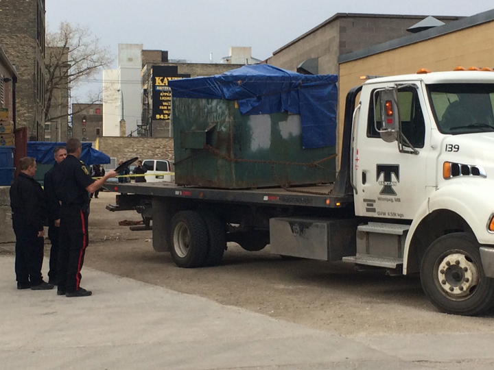 Winnipeg police Siloam Mission homeless shelter Dumpsters homicide