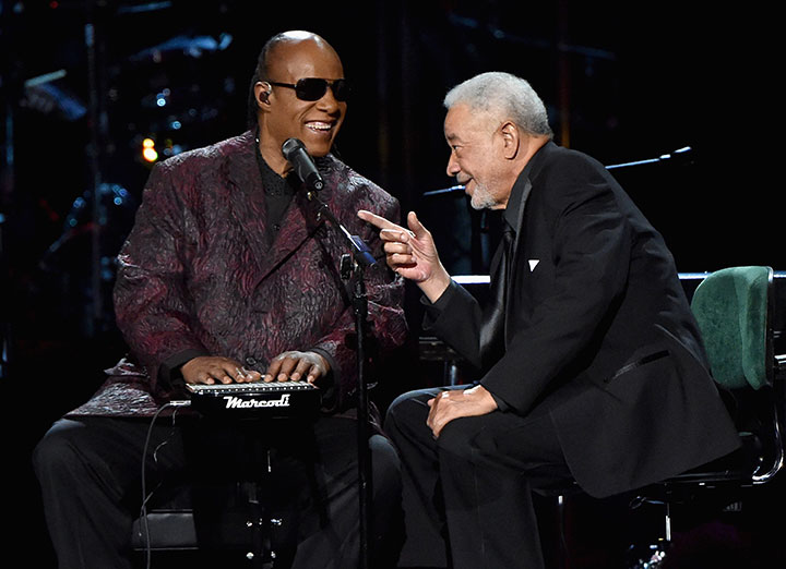 Stevie Wonder and Bill Withers