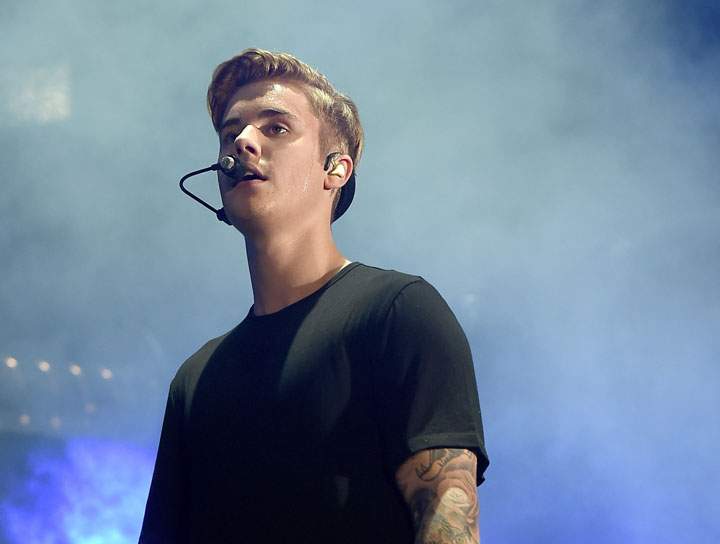 Justin Bieber, pictured on May 9, 2015.