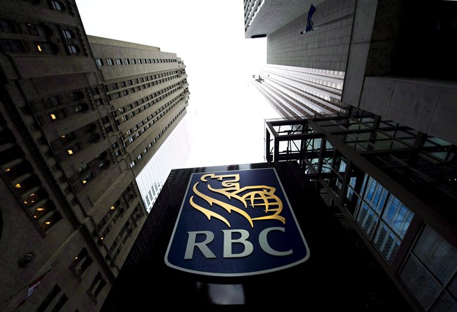 A Royal Bank of Canada sign is pictured in downtown Toronto on Dec. 2, 2011. 