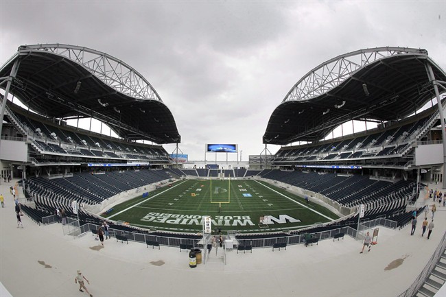 Panoramic view of Investors Group FIeld