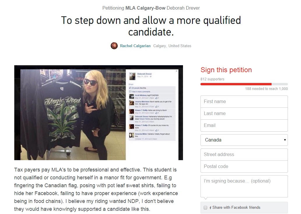 Deborah Drever petition