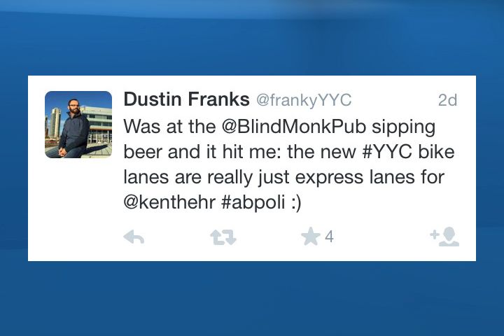Dustin Franks tweet