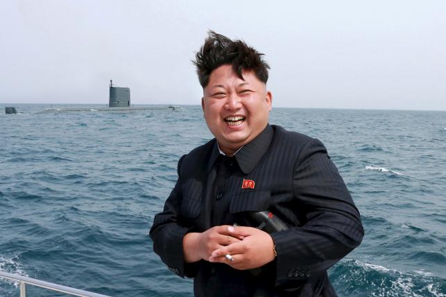This photo was released by North Korea’s Korean Central News Agency (KCNA) in Pyongyang.