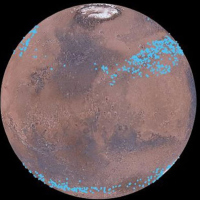 Judging from indications of the pressure and temperature of Mars from NASA’s Curiosity rover, it’s believed possible that frozen water could exist underground.