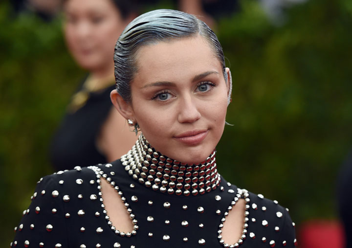 Miley Cyrus, pictured on May 4, 2015.