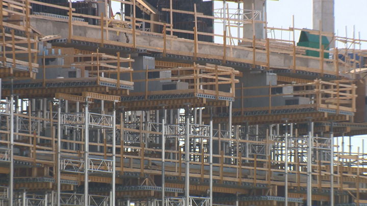 So far, construction of the new stadium is around 41 per cent complete with 270 workers on-site. By August there will be close to 350 workers.