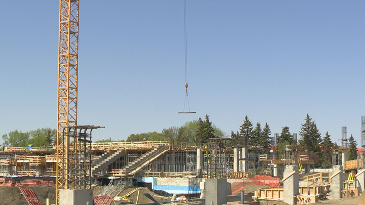 So far, construction of the new stadium is around 41 per cent complete with 270 workers on-site. By August there will be close to 350 workers.