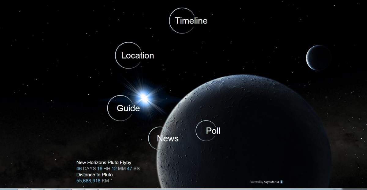 Pluto Safari app