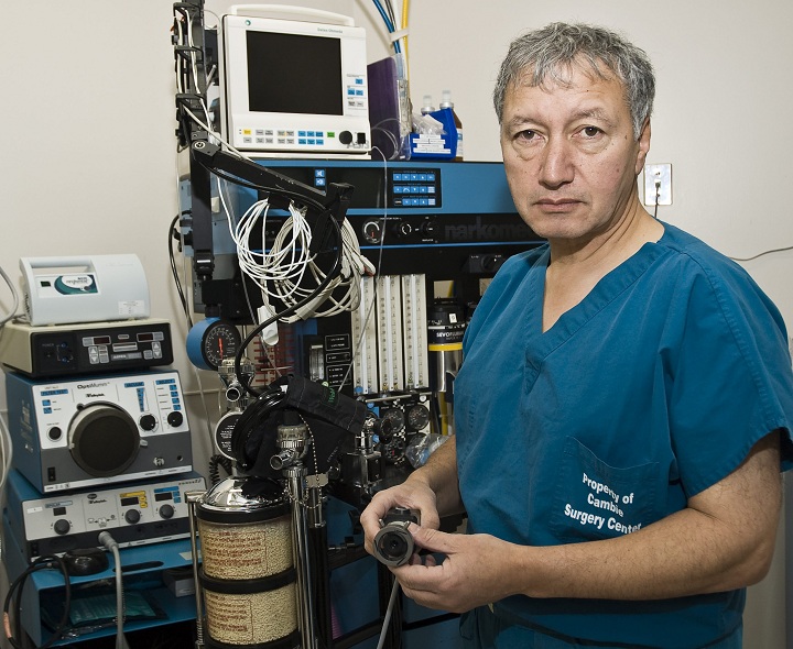 Dr. Brian Day at his Cambie Surgery Center office in Vancouver, B.C. in February 2006.