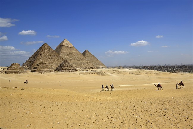 Recent thermal scans of the largest of the Giza pyramids, Khufu, show "anomalies.".