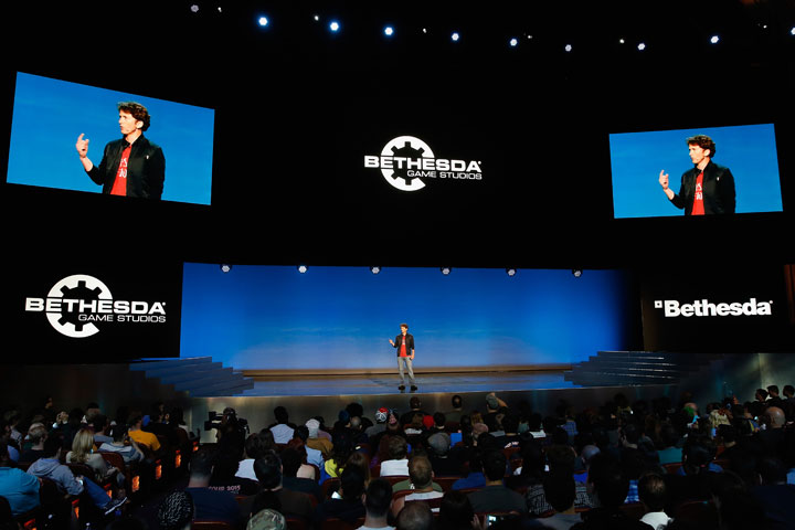 "Fallout 4" director Todd Howard says the game will be released Nov. 10. "Doom" is set for spring 2016.