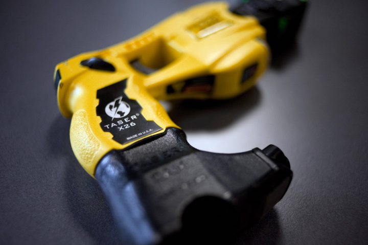 Police say a Taser proved ineffective against an alleged shoplifter during his arrest and again when he was in custody at a Saskatoon hospital.
