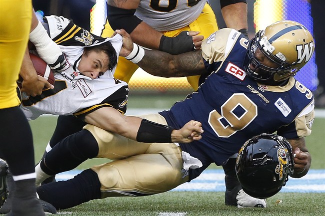 Hamilton hosts Winnipeg on Saturday night as the Ticats strive to end their season-opening losing streak.