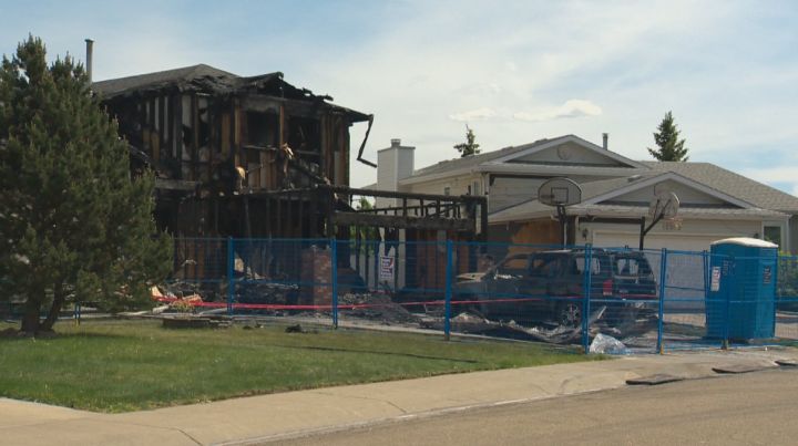 Northwest Edmonton house fire