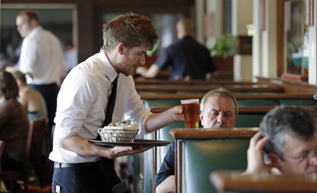 Canadians grown accustomed to paying more for their groceries shouldn't expect to find cheaper prices in the country's restaurants.