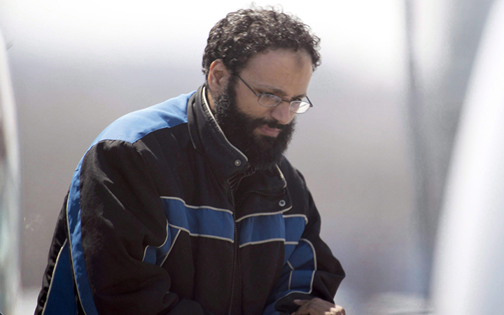 Chiheb Esseghaier, one of two men sentenced to plotting with al-Qaida in Iran to derail a train in Canada, arriving at Buttonville Airport just north of Toronto on April 23, 2013.