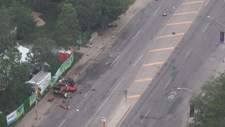 A teen has been killed after a crash on 19th Street East in downtown Saskatoon.