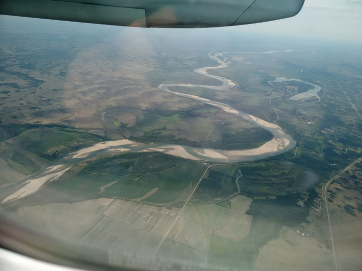 July 14: Kevin Sexsmith took this Your Saskatchewan photo of the extremely low South Saskatchewan River above the Berry Barn.