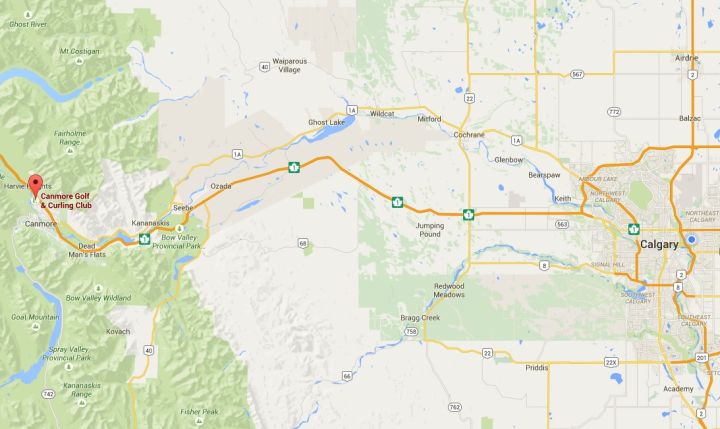 Canmore golf and curling