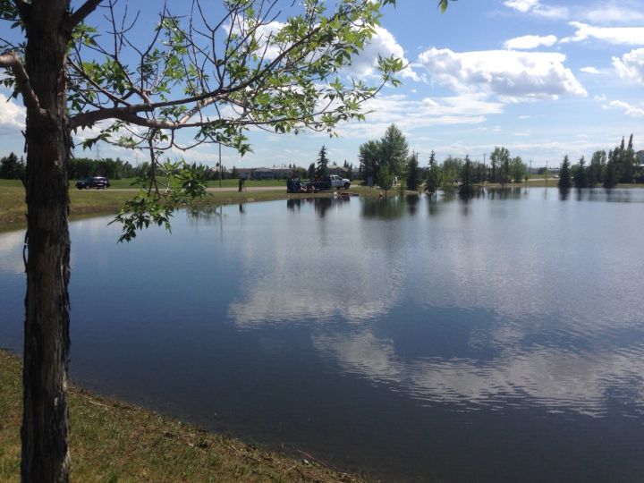 Chestermere storm pond