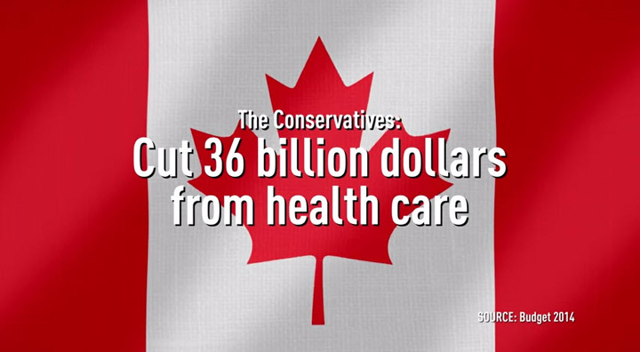 A screencap of a political ad from Engage Canada