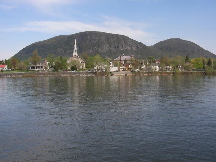 A file photo of Mont Saint-Hilaire, as viewed from the Richelieu River.