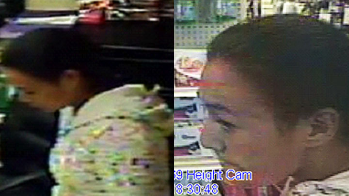 Police have released surveillance photos of a woman who reportedly threatened staff with a needle during a robbery in Prince Albert, Sask.