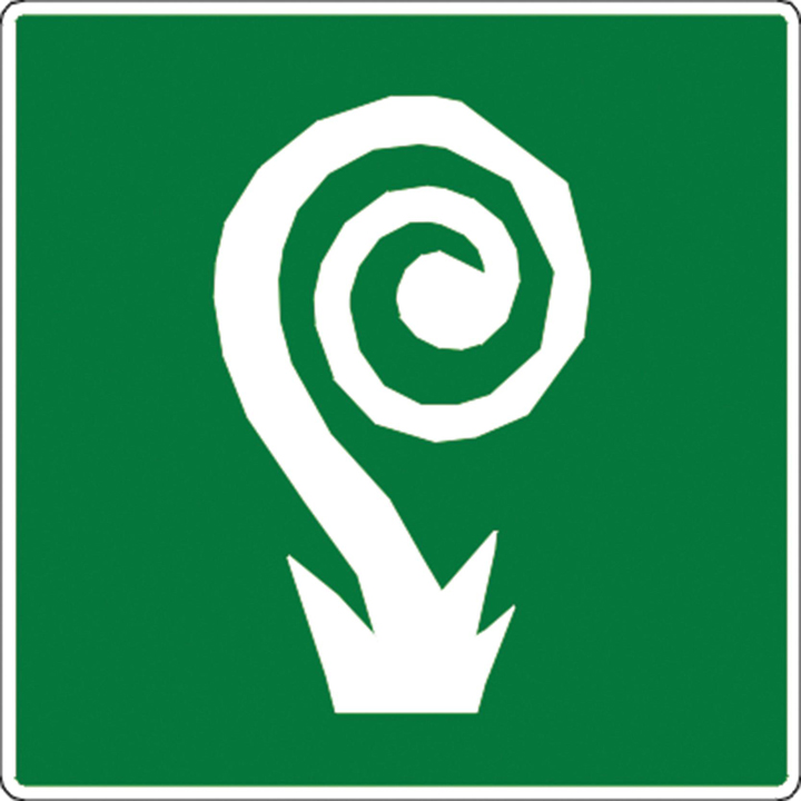 This sign for the 512-km River Valley Scenic Drive confused Burr.