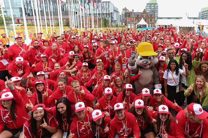 Team Canada welcome ceremony in Toronto, Wednesday, July 8, 2015.
