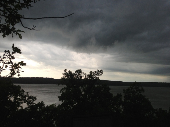 Manitoba storm Rock Lake