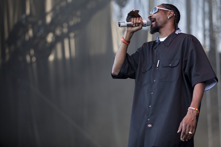 Snoop Dogg performs during the second day of Osheaga in 2010.