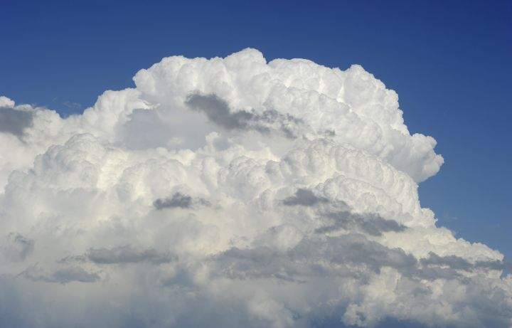Summer storm clouds