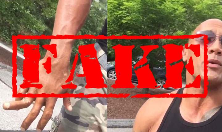The Rock trolls the Internet, exploding butt implants and other fake things online this week - image