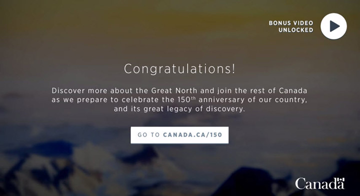 Screencap from Canadian Heritage game