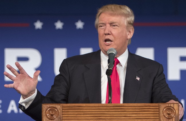 In this July 21, 2015 file photo, Republican presidential candidate Donald Trump speaks in Bluffton, S.C. Trump's recent poll results earned him a place in the first prime time Republican presidential debate, Thursday.