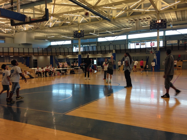 Dozens of people gathered at the Canada Games Centre for the first-ever Bench Bullying Celebrity Basketball Game, organized by former Halifax Rainmen Eric Crookshank.
