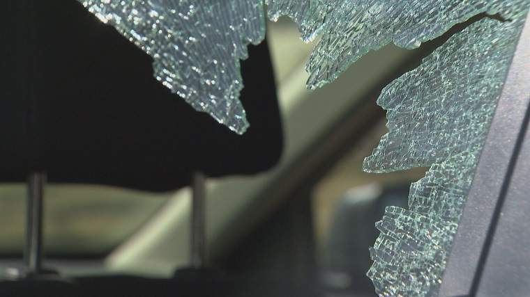 North Vancouver RCMP are investigating at least 18 smashed car windows in one night.