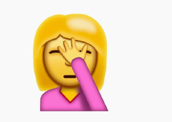 The “facepalm” is one of 38 new emoji candidates.