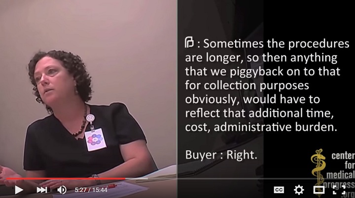 The latest video from the anti-abortion group Center for Medical Progress was viewed more than 100,000 times on YouTube by Tuesday evening.
