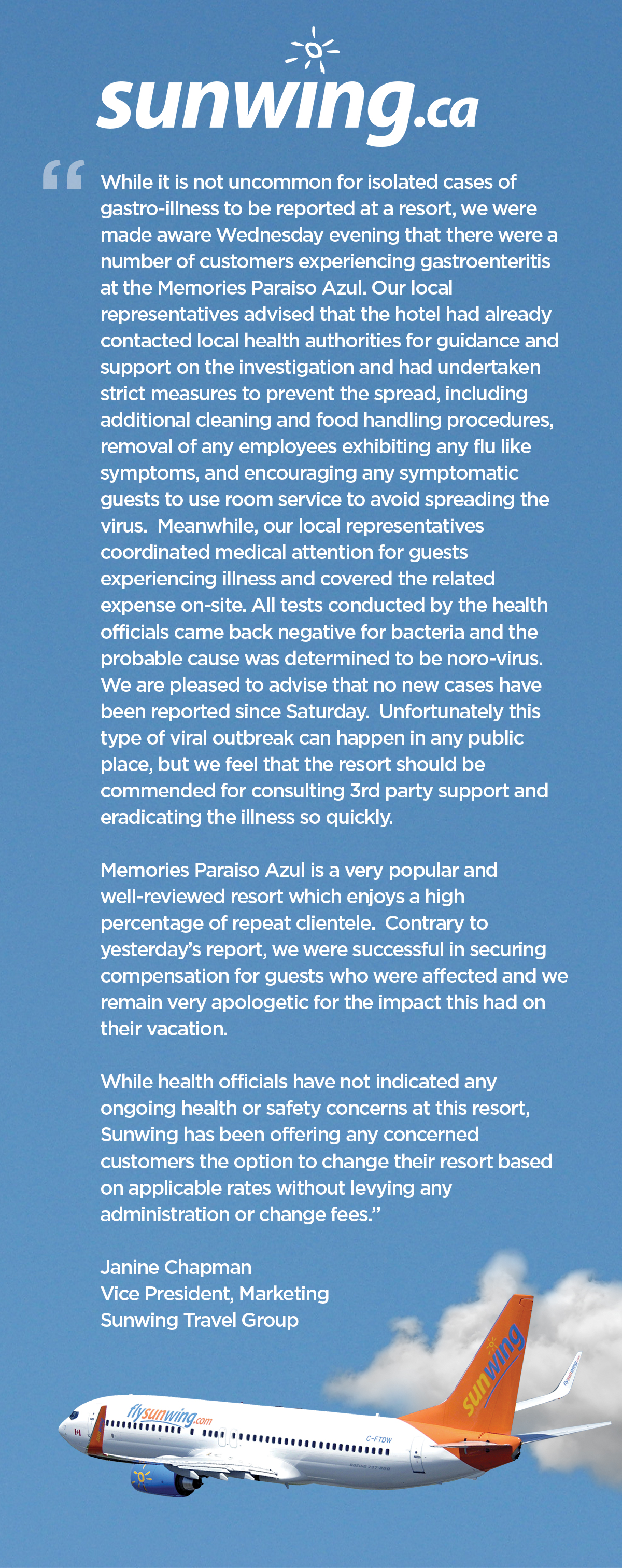 Sunwing under fire after Cuban resort outbreak - image