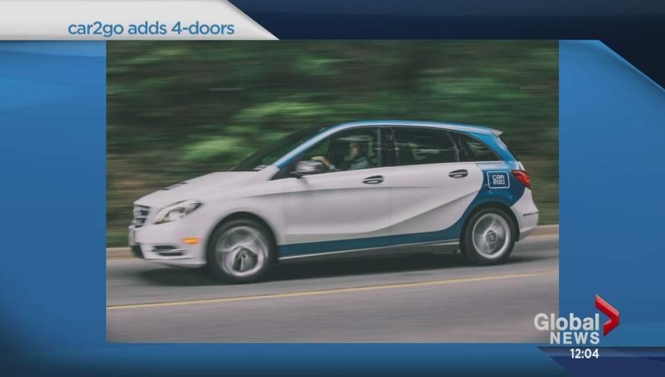 Car2go adds 4-door Mercedes to its Calgary fleet - image