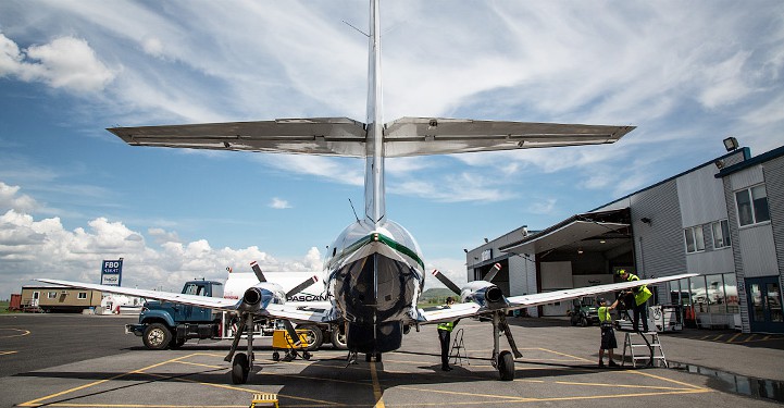 A file photo of a plane with Pascan Aviation.