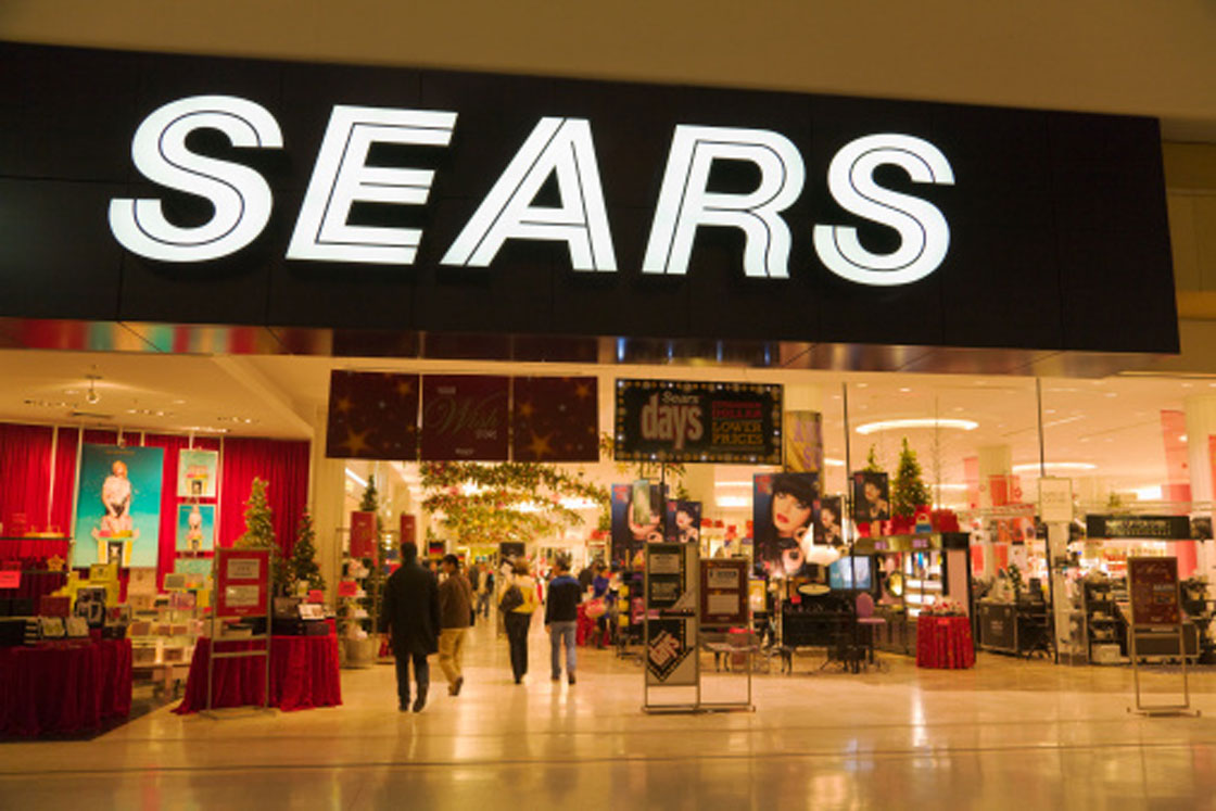 Sales at existing locations have turned positive at "core" Sears Canada outlets this summer, the retailer says, breaking a years-long slide.