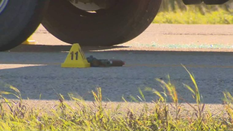 A person has died following an officer involved shooting on Highway 59,.