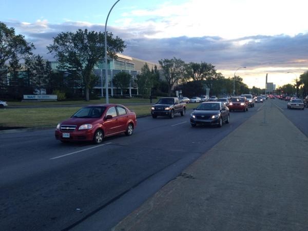 Edmonton traffic on Tuesday, September 8, 2015.