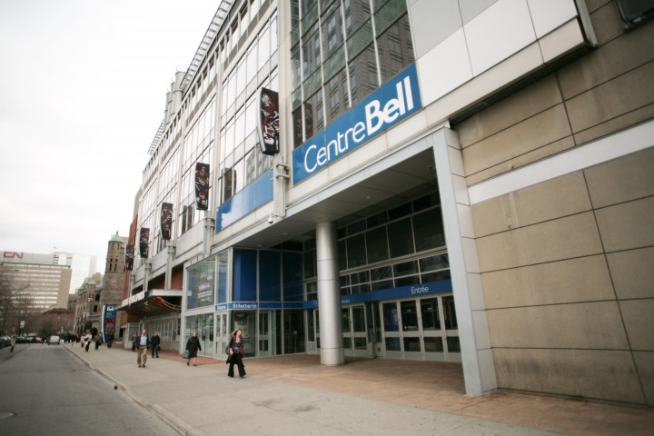 The Bell Centre in Montreal, Quebec.